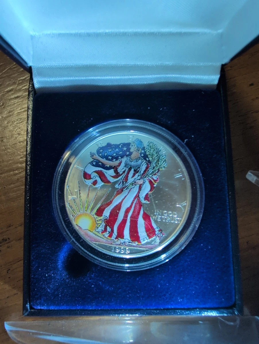 Colorized Silver Eagle for sale | eBay