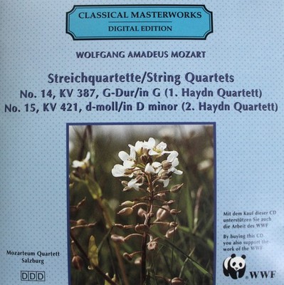 Wolfgang Amadeus Mozart - Mozarteum Quartett - Streichquartette = String Quartet
