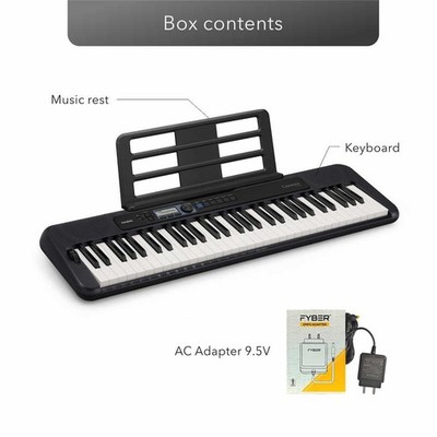 Casio CT-S300 Casiotone 61-Key Touch Sensitive Portable Keyboard (Black)