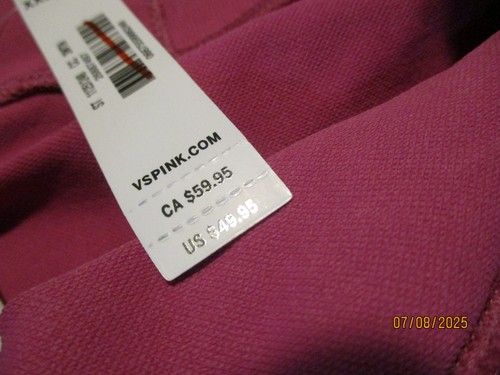 Jupe rose Victoria's Secret avec short intégré taille XXL, rose neuve avec étiquette - Photo 7/9