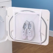 Shoe Dryer Bag, Reusable Sneaker Wash Dry Net, Laundry Shoe Bags Mesh White