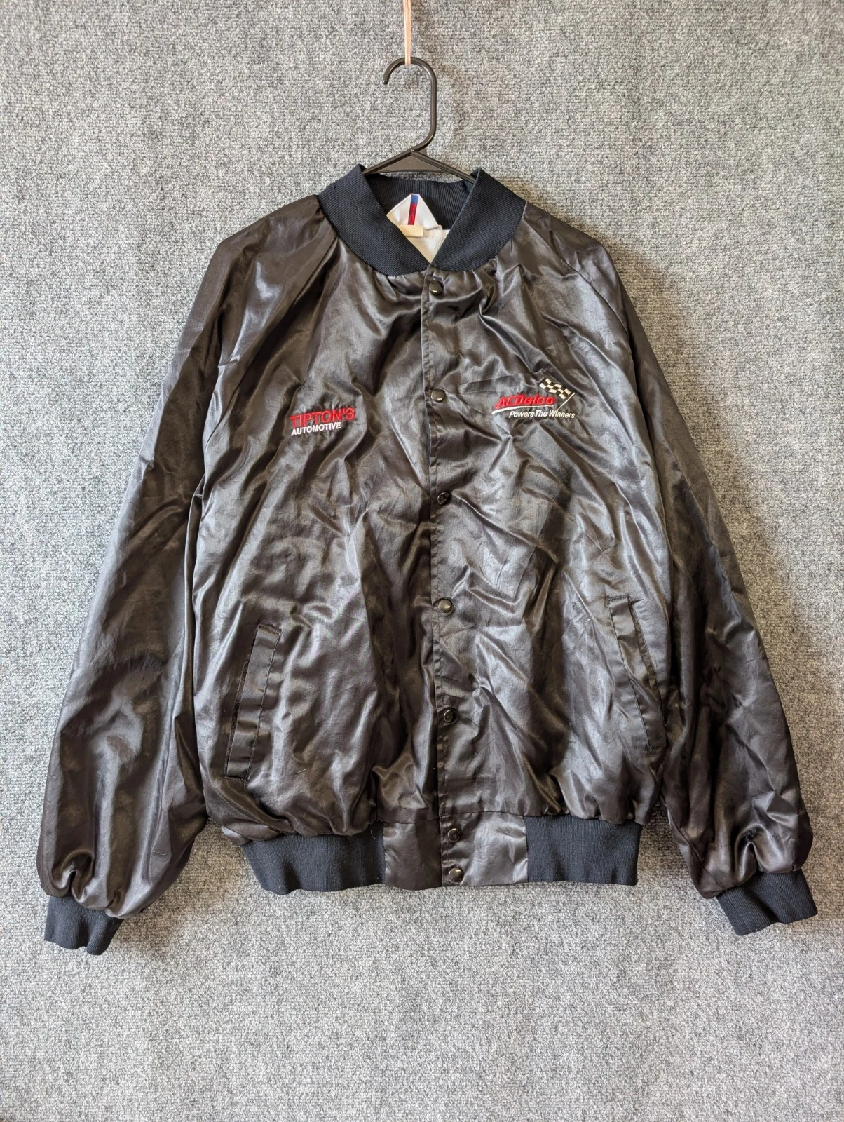 Vintage 90s WestArk Racing Bomber Jacket 3XL AC Delco ASDA Sand Drags Streetwear - product detail image 2