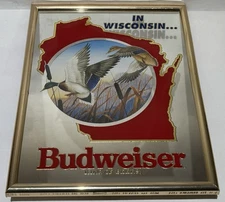 Budweiser: King of Beers In Wisconsin... Ducks in Motion Mirror