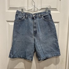 Faded Glory Vintage 90s High Rise Denim Shorts Medium Wash 12 Made in USA Mom