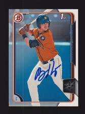 2015 BOWMAN #29  Anthony Hermelyn  HOUSTON ASTROS  SIGNED AUTOGRAPH AUTO COA