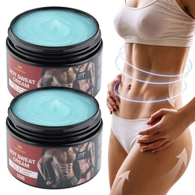 2x Anti Cellulite Fat Burner Loss Weight Belly Slimming Cream Body Sweat Hot Gel