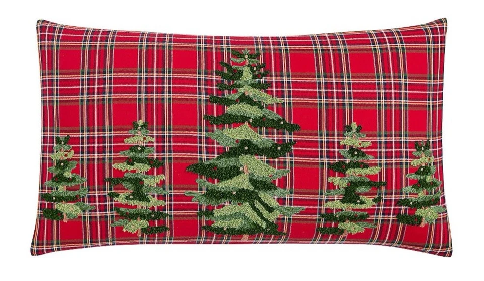 Funda nórdica y fundas Pottery Barn Elliot Tree bordadas a cuadros King/Cal King nueva con etiquetas Foto 3 de 4