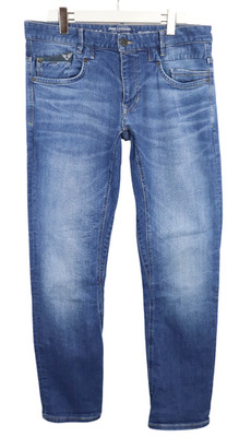 PME LEGEND Commander 3.0 Jeans Relaxed Fit Mens W35/L34 Blue Faded Stretch