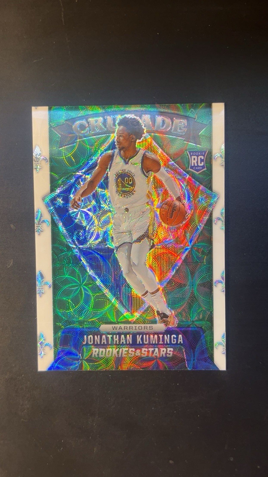 2021-22 Panini Chronicles - Crusade Jonathan Kuminga #626 Asia Jade /44 (RC)