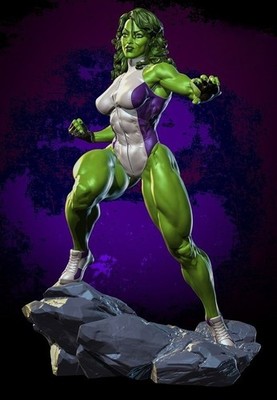 She-Hulk  Resin Sculpture Statue Model Kit  Marvel Unpainted/Unassembled