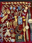 New ListingVintage Jewelry Lot FLORENZA NAPIER Watches Pins Bracelets Costume Designer