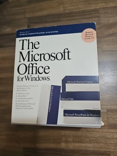 The Microsoft Office - Vintage Software for Windows