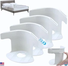 Revolutionary Bed Sheet Holders - 4 Heavy Duty Locking Clips for Fitted Sheets