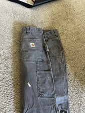 grey carhart paint splatter pants