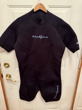 NWT NeoSport Wetsuit Short Zip Back - Black - XXL Vacation Scuba Snorkeling
