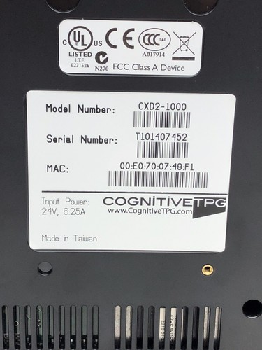 Cognitive CXD2-1000 C Series Thermal Barcode Label Printer - Picture 8 of 8