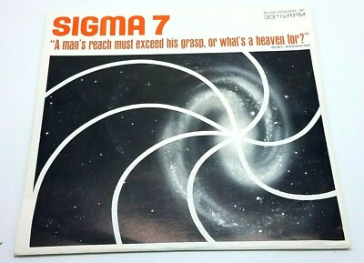 Sigma 7 National Aeronautics & Space Admin. Project Mercury 7'' Record *RARE* NM