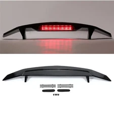 Type R Style Trunk Spoiler Wing & 3RD LED Tail Light For Honda Civic Sedan 16-21