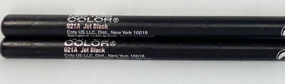 Nuevo (2) Delineador de ojos color NYC New York - 921A negro azabache *RARO ORIGINAL DESCONTINUADO Foto 2 de 4