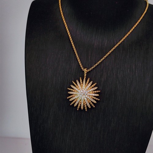 David Yurman 36mm Starburst pendant 