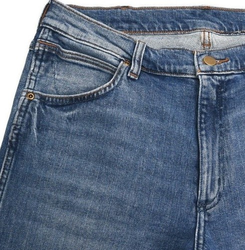 Pantalones de mezclilla Wrangler para hombre Greensboro corte elástico recto 'Nuevo favorito' SEGUNDOS WA29 - Imagen 10 de 11