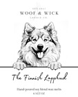 Finnish Lapphund - Personalized Dog Breed Pet Safe Wax Melt Jar