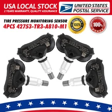 4PCS 42753-TR3-A810-M1 OE Tire Pressure Sensor Monitor TPMS Fits Honda CIVIC