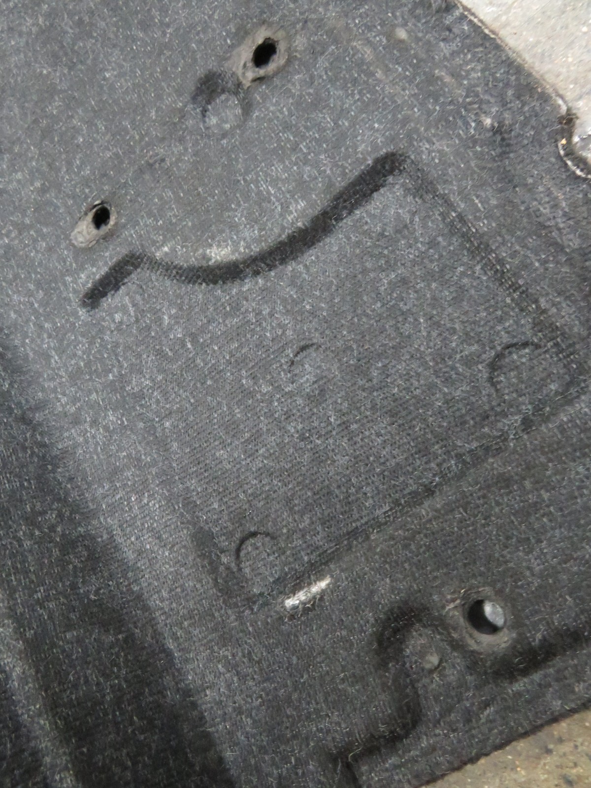 Lamborghini Gallardo, Coupe, Spyder, Rear Bench Carpet, Dmg, Used, 400868711A