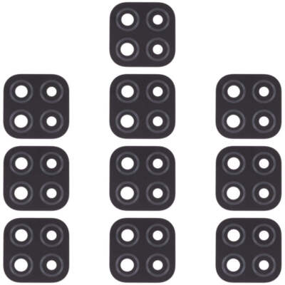 10 PCS Back Camera Lens for Xiaomi 9C, Redmi 9 (India), Redmi 9C NFC, Poco C3