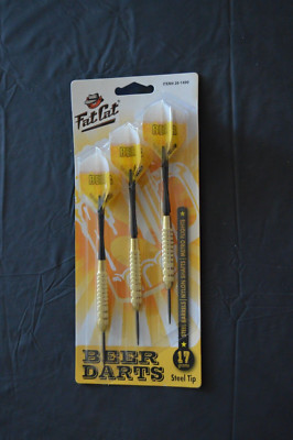 Fat Cat Beer Steel Tip Darts: 17 Grams Set Of 3 NEW
