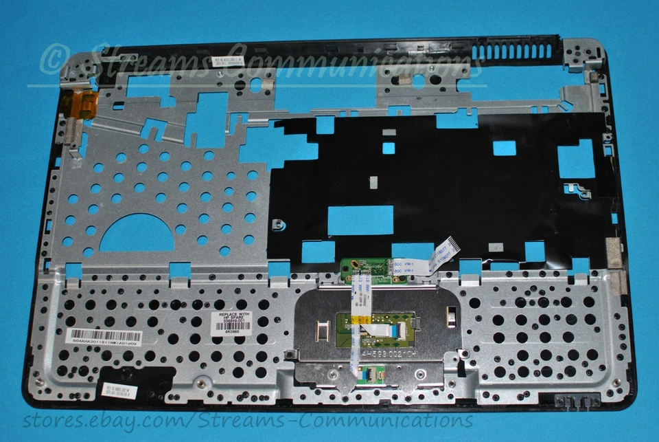 Laptop HP Compaq CQ60 cq60-615dx cq60-433us cq60-413nr apoio para as mãos com touchpad - Imagem 2 de 4