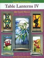 Aanraku Table Lanterns IV Stained Glass Book, Shades, Lamps
