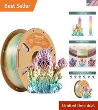 1.75mm Rainbow PLA Filament - 1KG Quality for Exceptional Prints