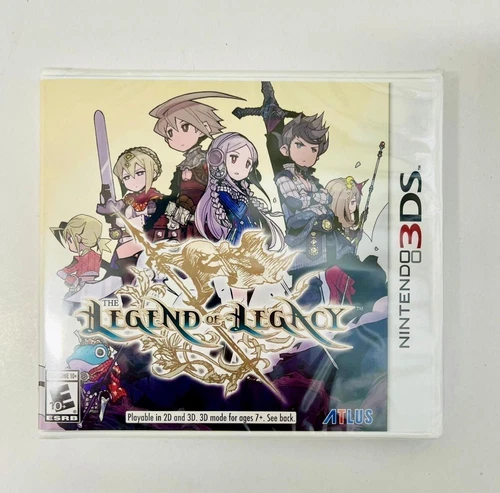 The Legend of Legacy Nintendo 3DS, 2015 Playable 2D & 3D US Brand New & Sealed