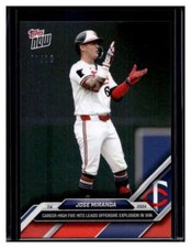2024 Topps Now #376 Jose Miranda Red Parallel #d 1/10