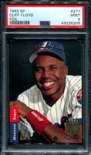 PSA 9 MINT 1993 SP CLIFF FLOYD #277 EXPOS ROOKIE RC FOIL 26209 B186
