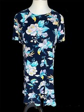 Ann Taylor Women’s Floral Trumpet Hem Dress Size Large