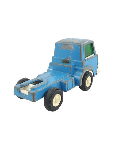 Tootsietoy Blue Truck Cab Hauler Vintage 1970 Diecast - Picture 4 of 5