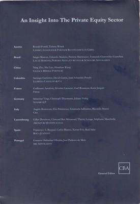 An Insight Into The Private Equity Sector CBA 2008