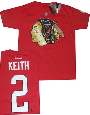 Chicago Blackhawks Reebok Duncan Keith Stadium Series T Shirt New Tags