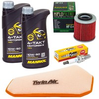 Wartung Set ÖL 2L Luftfilter ÖLfilter ZüNdkerze FüR Husqvarna Sms 630 2010-2012