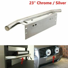 Supporto Targa Paraurti Anteriore Bull Bar 23" Auto Funzionante Supporto Luce