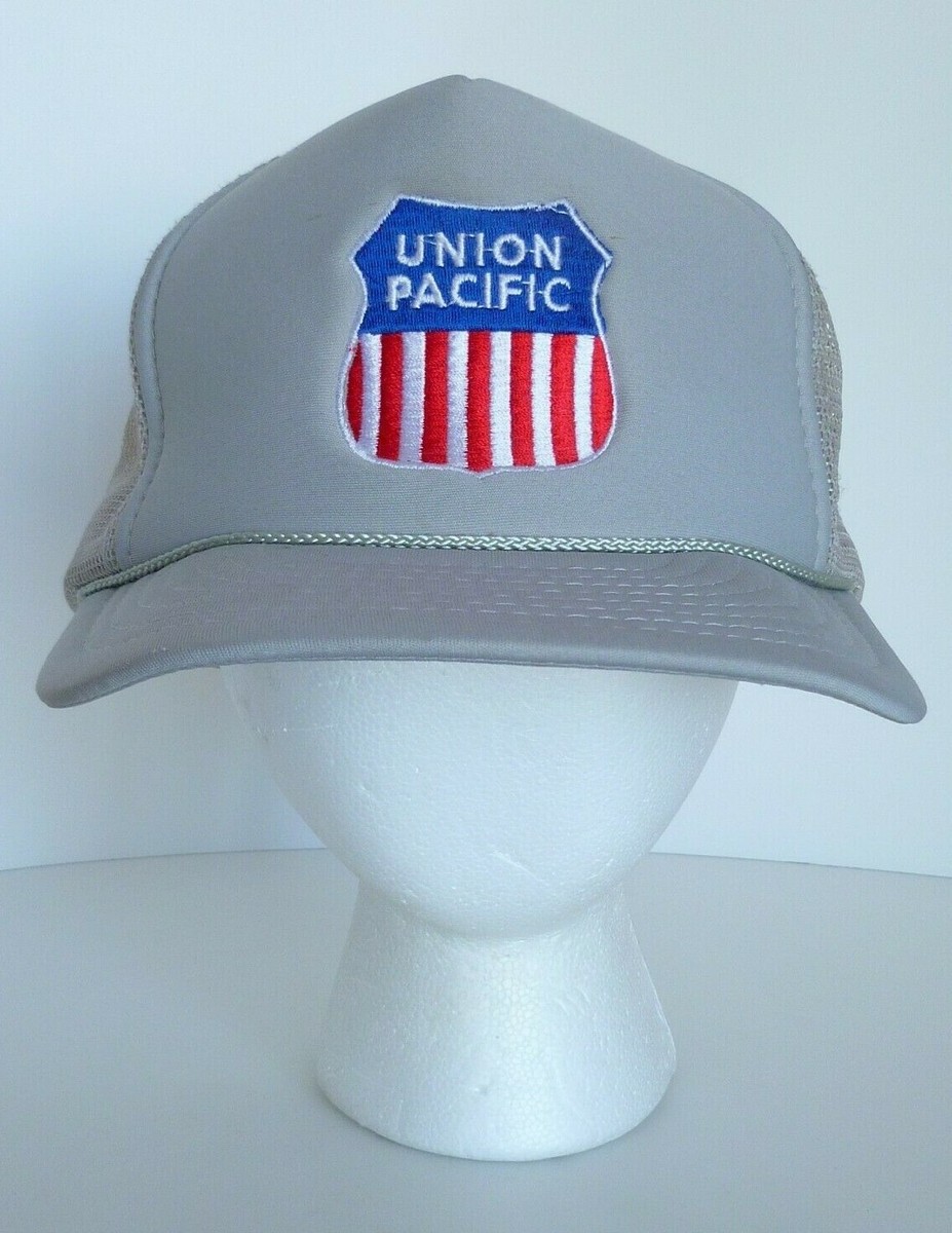 Union Pacific Railroad Railway Train Gray One Size Trucker