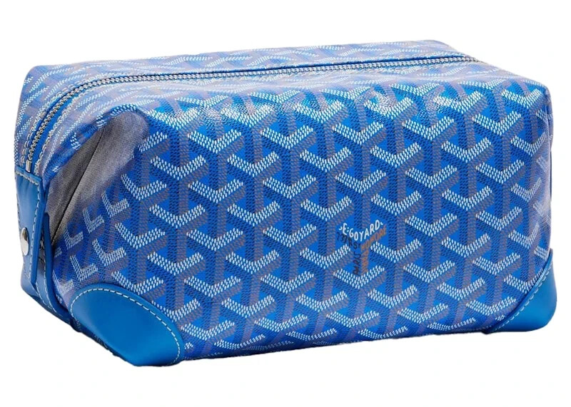 Goyard Boeing 25 Blue Toilet Bag A13AEF23 Fast Shipping Brand New