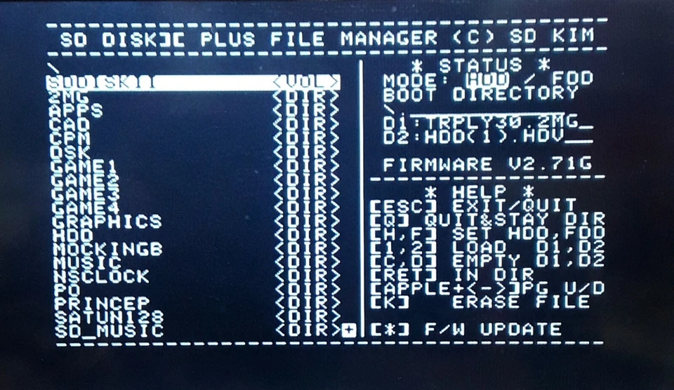 SD DISK][ Plus(FDD&HDD Emulator for APPLE ][,][+,//e and IIgs) - Image 3 of 4