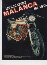 advertising Pubblicità -MOTO MALANCA  150 3GTS '78 MOTOITALIANE-MOTOSPORT EPOCA