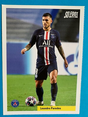 FICHE SO FOOT French Issue Magazine ROOKIE LEANDRO PARAS PSG ARGENTINA 2020