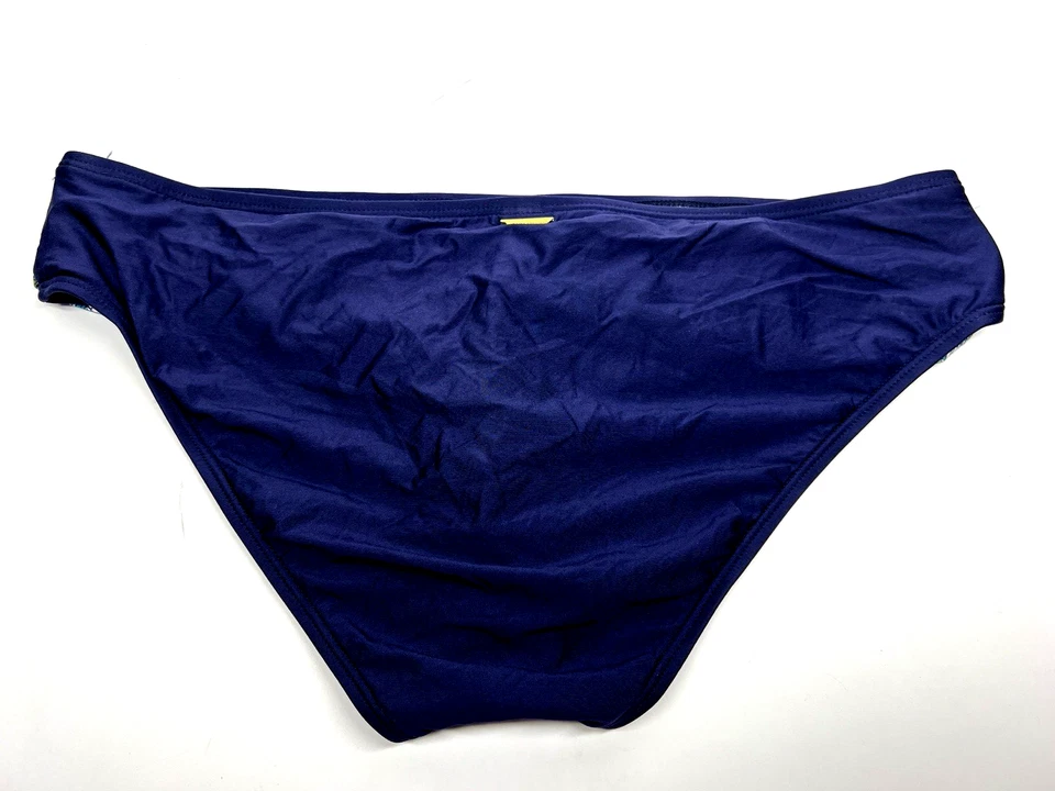 Antonio Melani Bikini Bottom Womens Large Blue Colorful Paisley Sash Swim Beach - Image 2 of 4