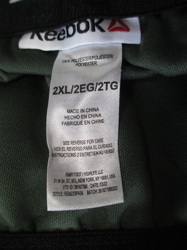4 Pr Men's Reebok Tapered Slim Elastic Waist Drawstring Interlock Pants Size 2XL - Picture 4 of 5