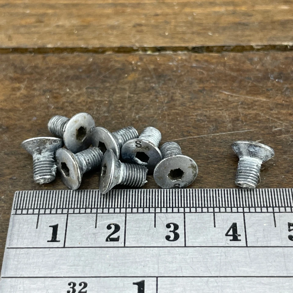 Винт каркас педали Suntour BMX XCII лот из 8 винтажных болтов каркаса детали старая школа BMX - Изображение 2 из 4